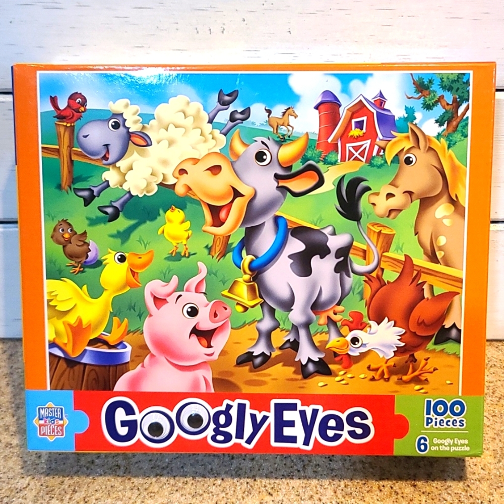 Googly Eyes Puzzle- 100 pieces NWT NIB